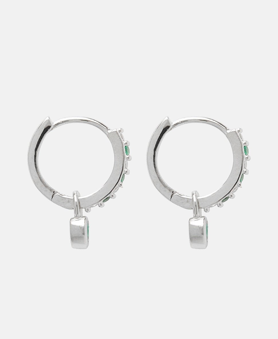 Lawrence Grey Jewelry Obručové náušnice Stříbrná 2