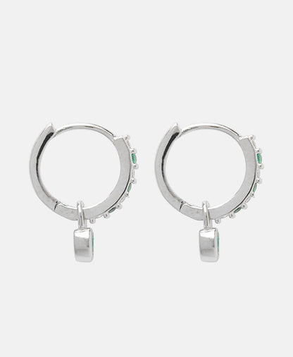 Lawrence Grey Jewelry Obručové náušnice Stříbrná 2
