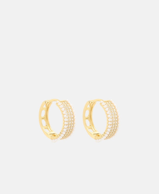 Lawrence Grey Jewelry Obručové náušnice Zlatá 1