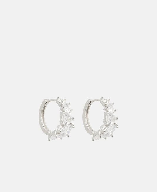 Lawrence Grey Jewelry Obručové náušnice Stříbrná 1