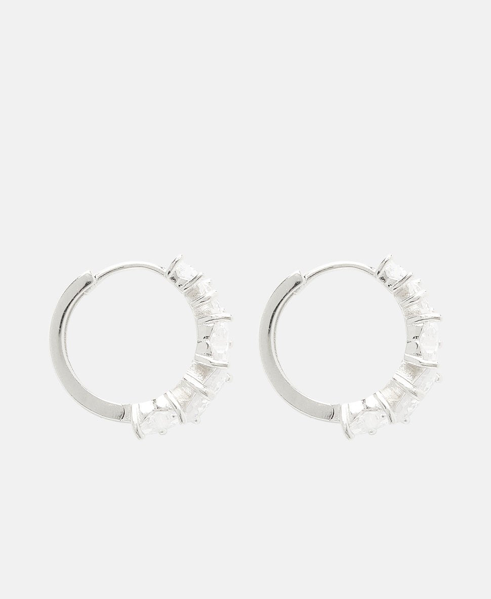 Lawrence Grey Jewelry Obručové náušnice Stříbrná 2