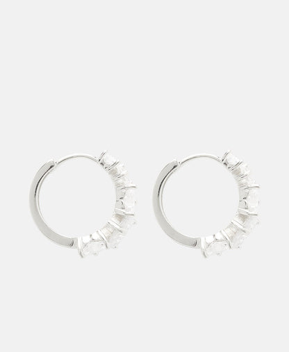 Lawrence Grey Jewelry Obručové náušnice Stříbrná 2