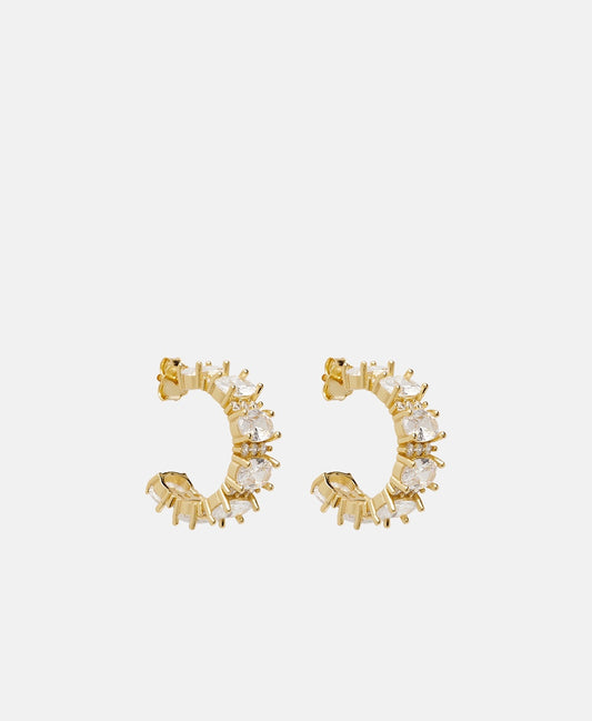 Lawrence Grey Jewelry Obručové náušnice Zlatá 1