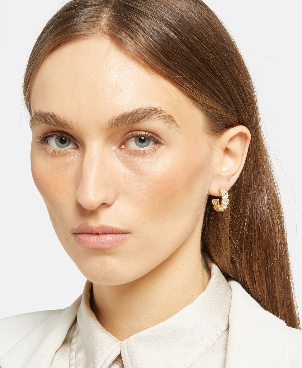 Lawrence Grey Jewelry Obručové náušnice Zlatá 3