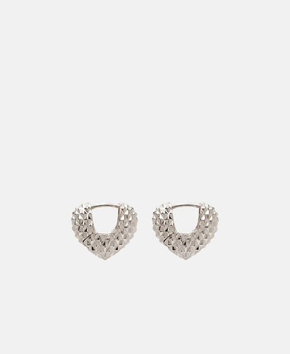 Lawrence Grey Jewelry Obručové náušnice Stříbrná 2