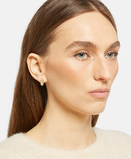 Lawrence Grey Jewelry Obručové náušnice Zlatá 3