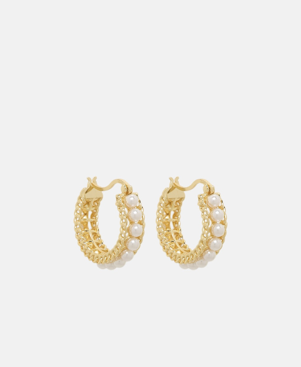 Lawrence Grey Jewelry Obručové náušnice Zlatá 1