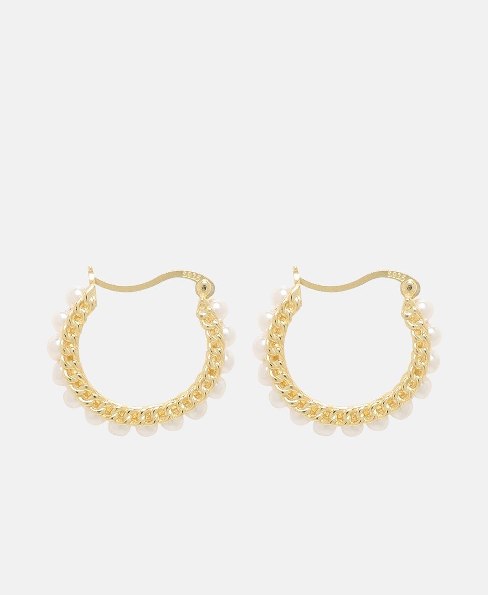 Lawrence Grey Jewelry Obručové náušnice Zlatá 2