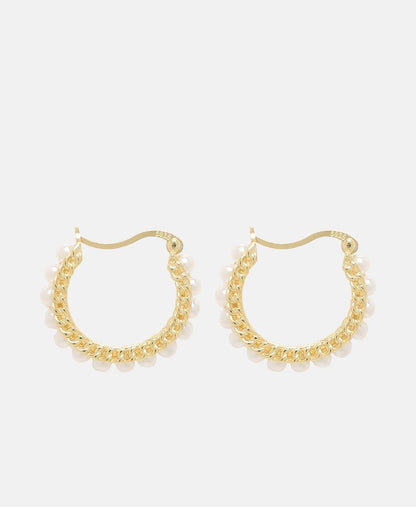 Lawrence Grey Jewelry Obručové náušnice Zlatá 2