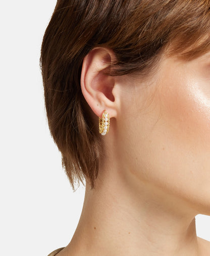 Lawrence Grey Jewelry Obručové náušnice Zlatá 3