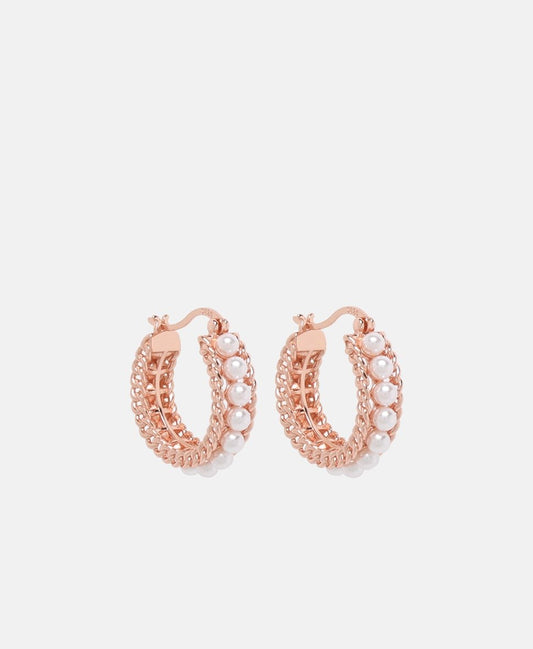 Lawrence Grey Jewelry Obručové náušnice Růžově zlatá 1
