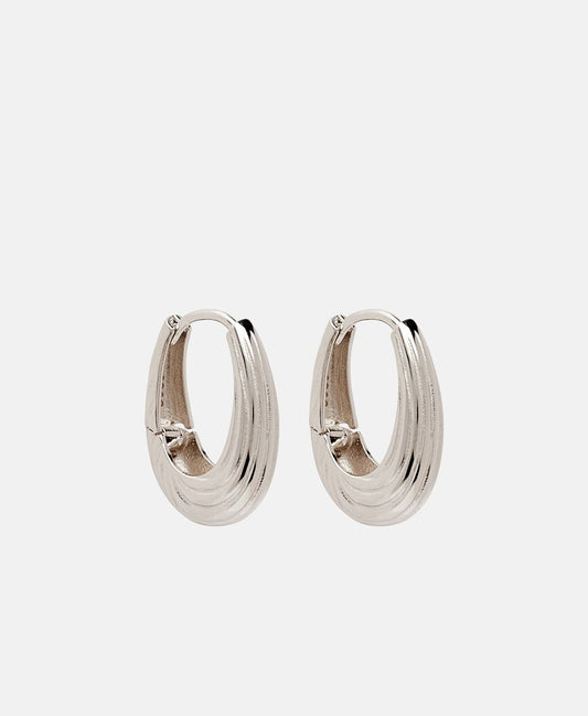 Lawrence Grey Jewelry Obručové náušnice Stříbrná 1