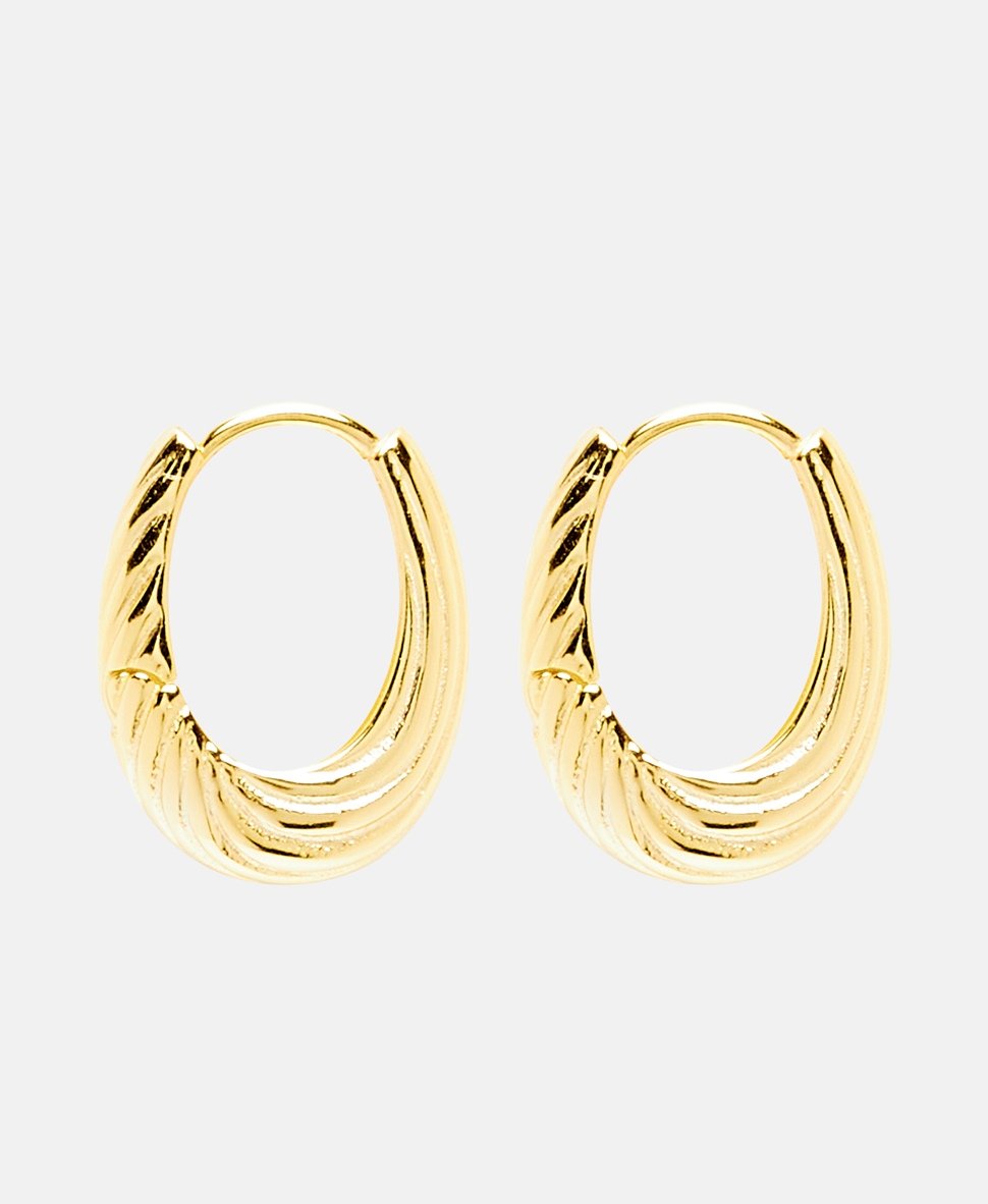 Lawrence Grey Jewelry Obručové náušnice Zlatá 2