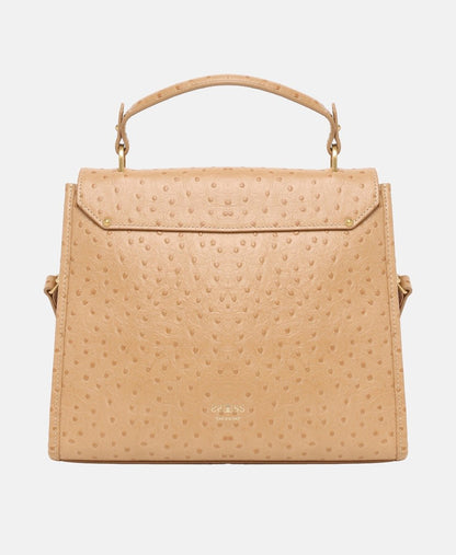 Guess kožená kabelka Taupe 4