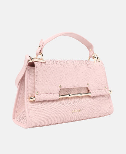 Guess kožená kabelka Růžová 1