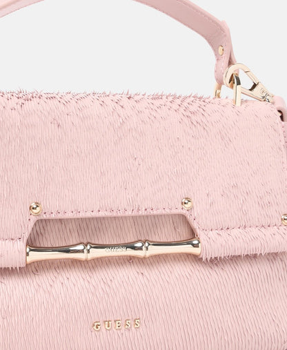 Guess kožená kabelka Růžová 2