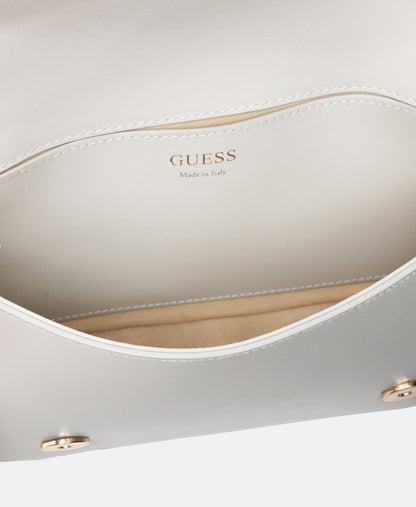 Guess Kožená kabelka přes rameno Zelená 3