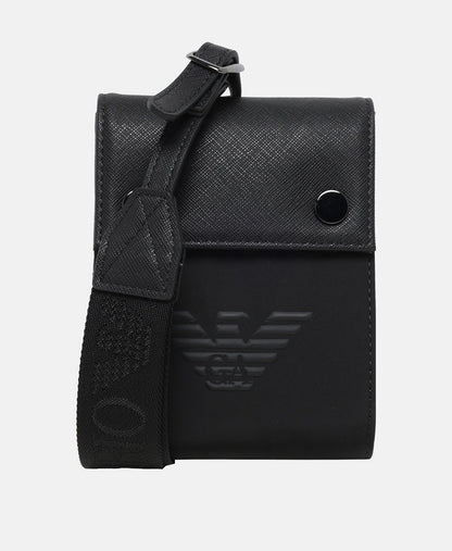 Emporio Armani kožená peněženka Černá 1