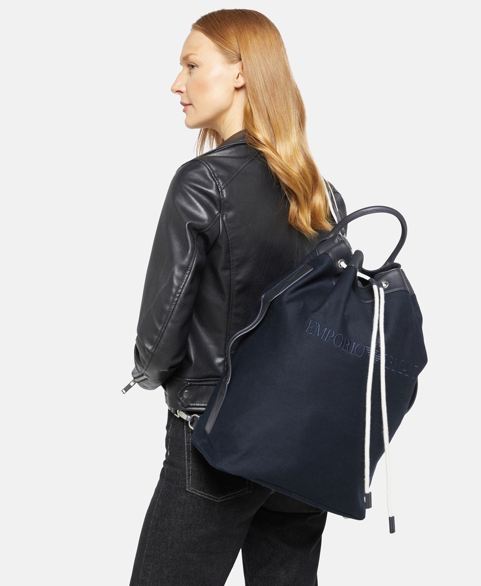 Emporio Armani batoh Modrá 5