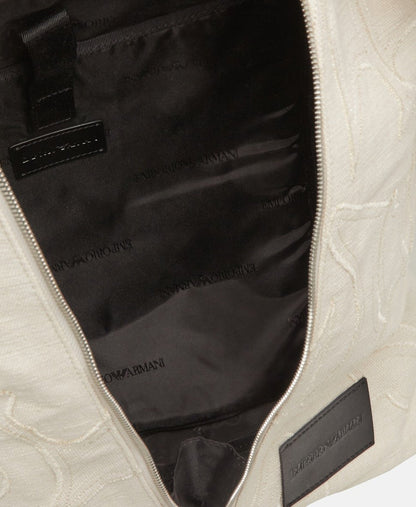 Emporio Armani Sportovní taška Bílá vlna 3