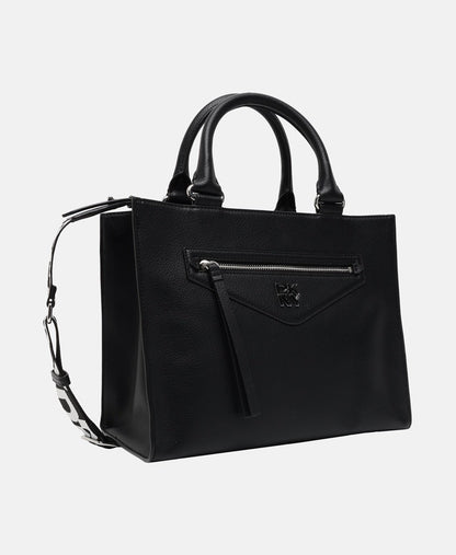 DKNY kožená kabelka tote Černá 1