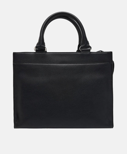 DKNY kožená kabelka tote Černá 4
