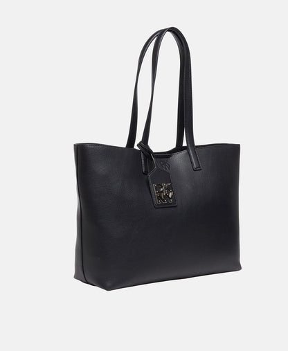 DKNY kožená kabelka shopper Černá 1