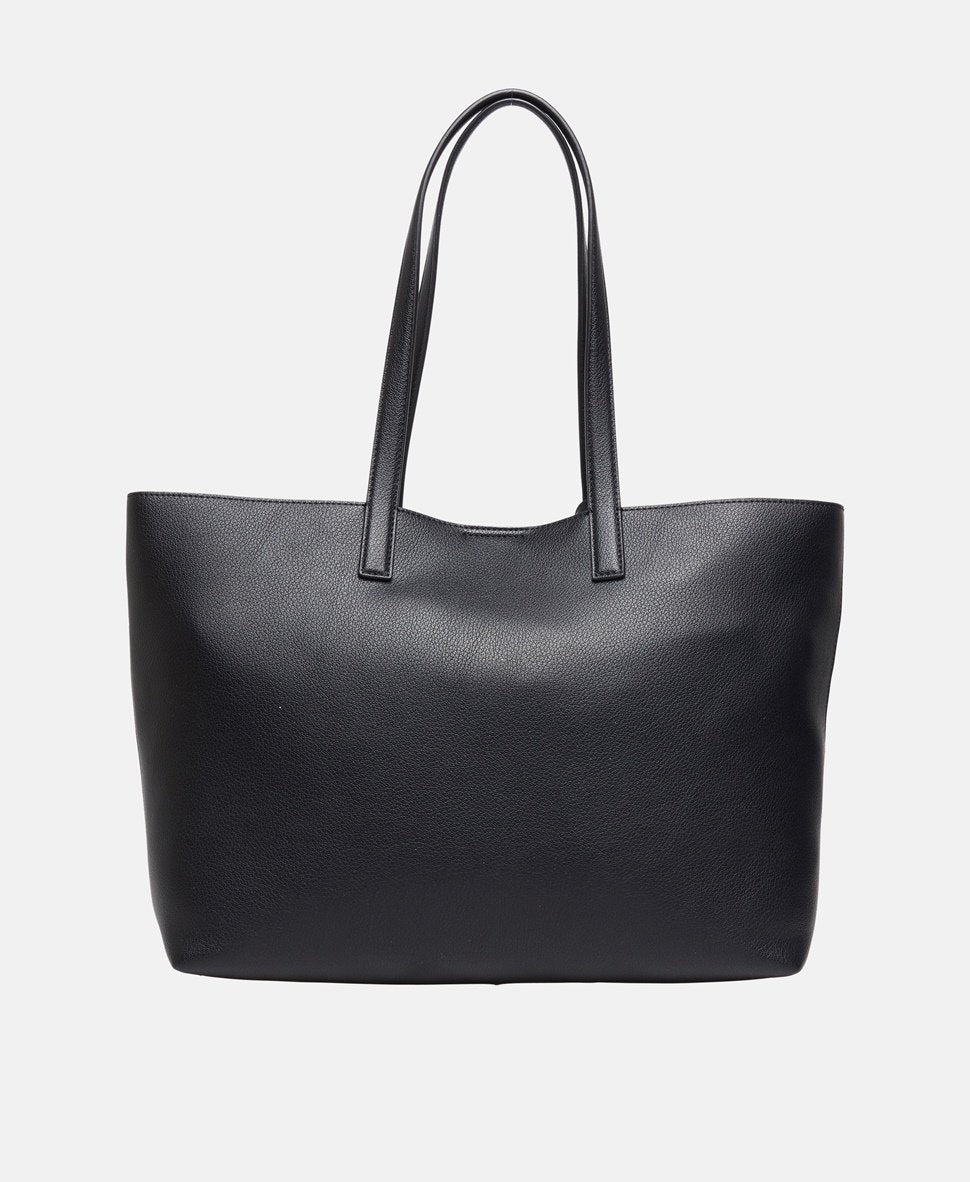 DKNY kožená kabelka shopper Černá 4