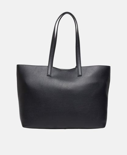 DKNY kožená kabelka shopper Černá 4