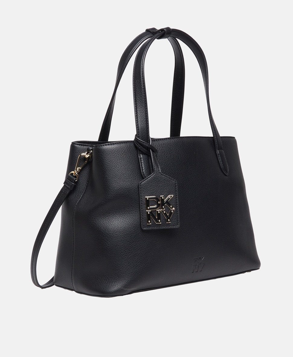 DKNY kožená kabelka tote Černá 1