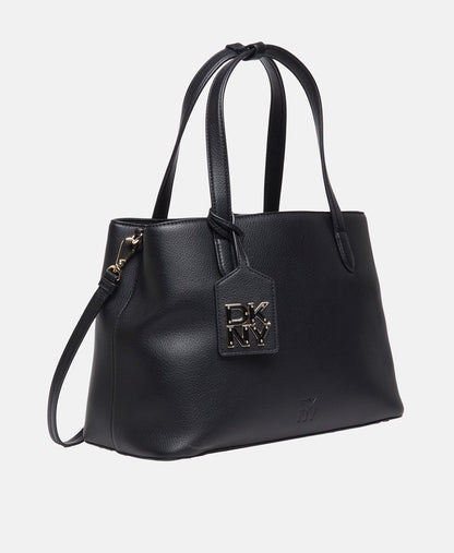 DKNY kožená kabelka tote Černá 1