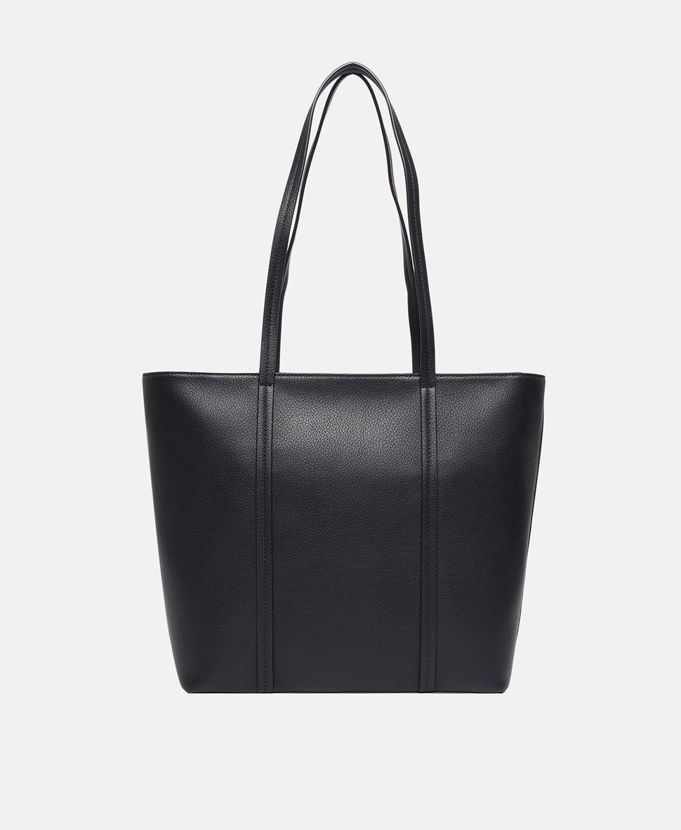 DKNY kožená kabelka shopper Černá 4