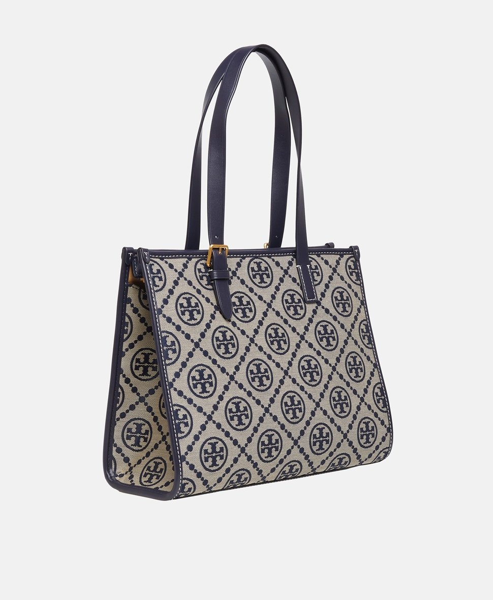 Tory Burch kabelka tote Královsky modrá 1