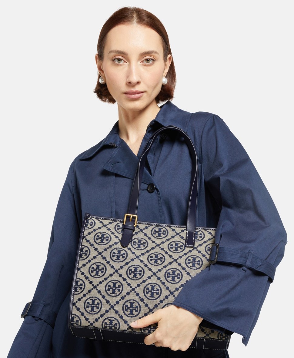 Tory Burch kabelka tote Královsky modrá 5