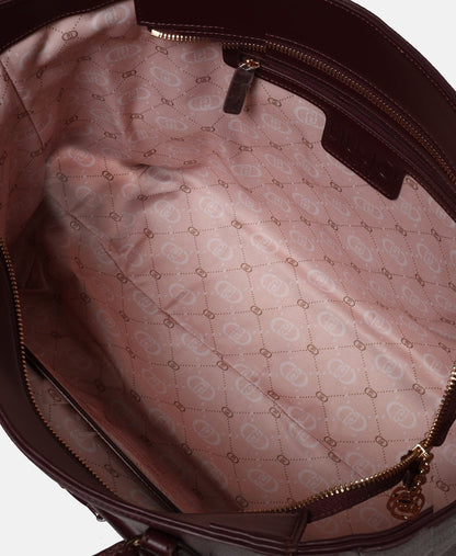 Liu Jo kabelka shopper Bordó 3