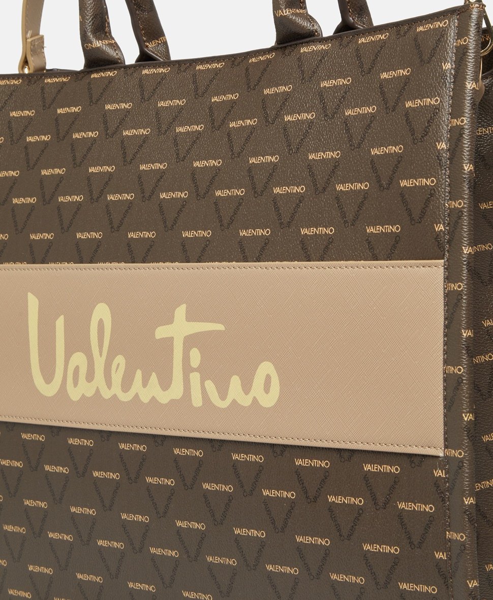 VALENTINO kabelka tote Camel 2
