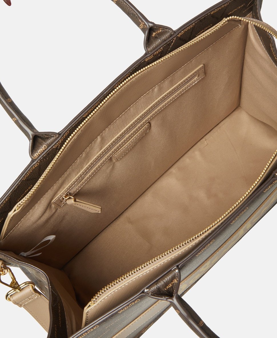 VALENTINO kabelka tote Camel 3
