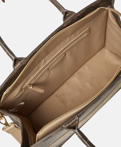 VALENTINO kabelka tote Camel 3