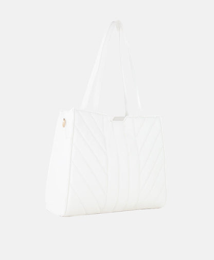 VALENTINO kabelka tote Bílá 3