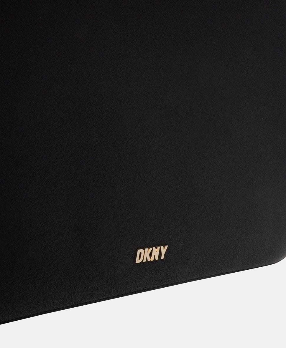 DKNY kožená hobo kabelka Černá 2