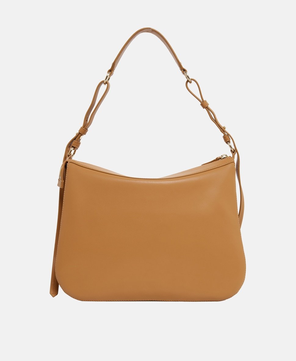 DKNY kožená hobo kabelka Camel 4