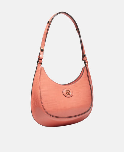 Tory Burch Kožená kabelka přes rameno Oranžová 1