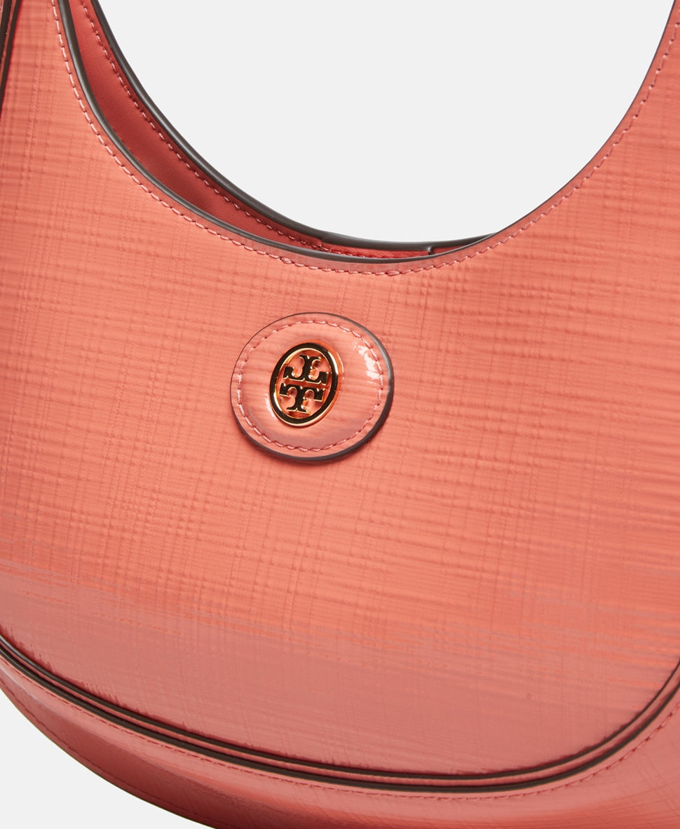 Tory Burch Kožená kabelka přes rameno Oranžová 2