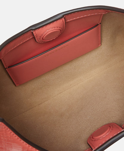 Tory Burch Kožená kabelka přes rameno Oranžová 3
