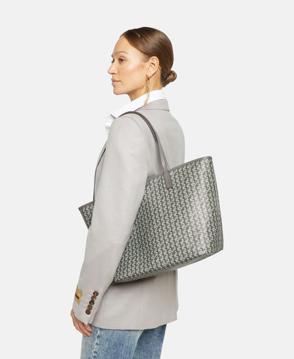 Tory Burch kabelka shopper Šedá 5
