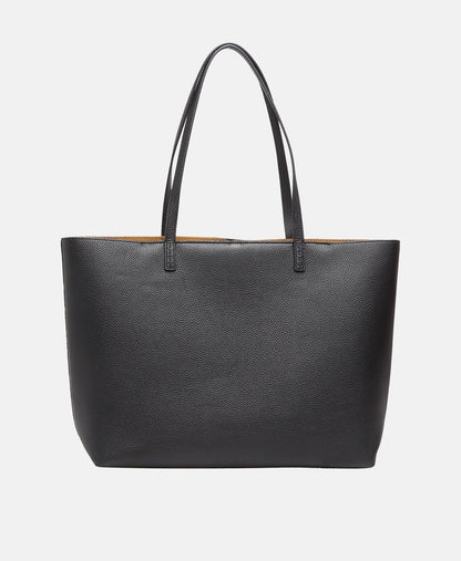 Tory Burch kožená kabelka shopper Černá 4