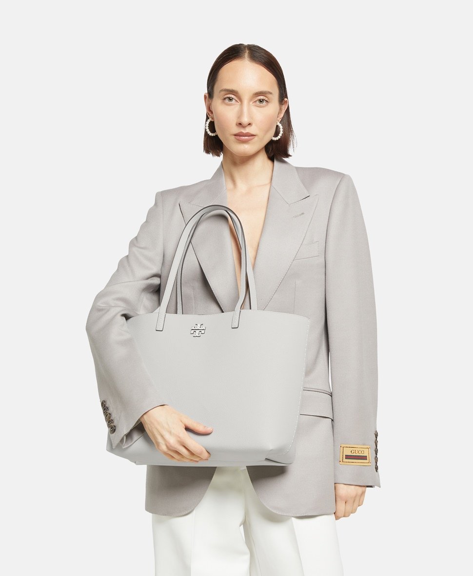 Tory Burch kabelka shopper Šedá 5