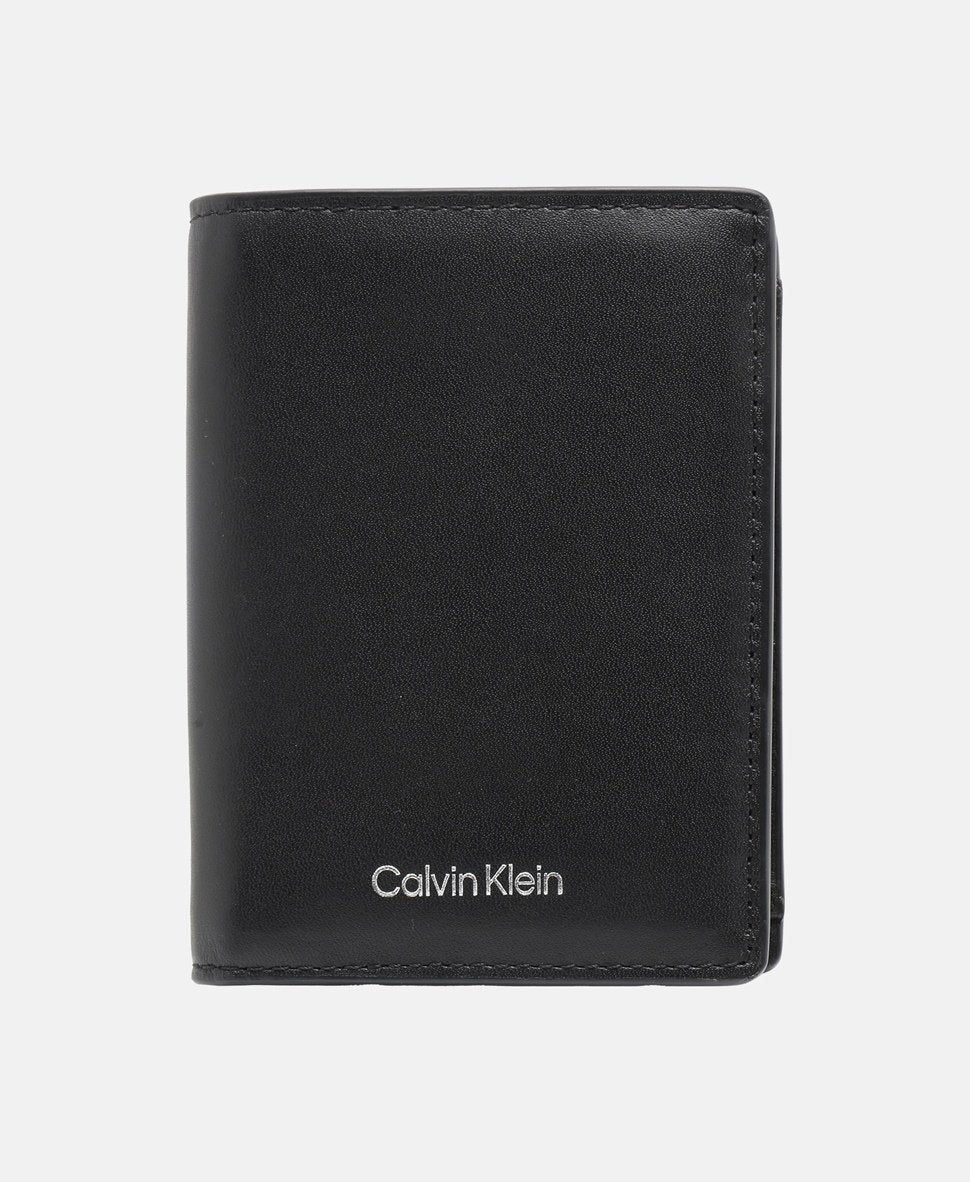 Calvin Klein kožená peněženka Černá 1