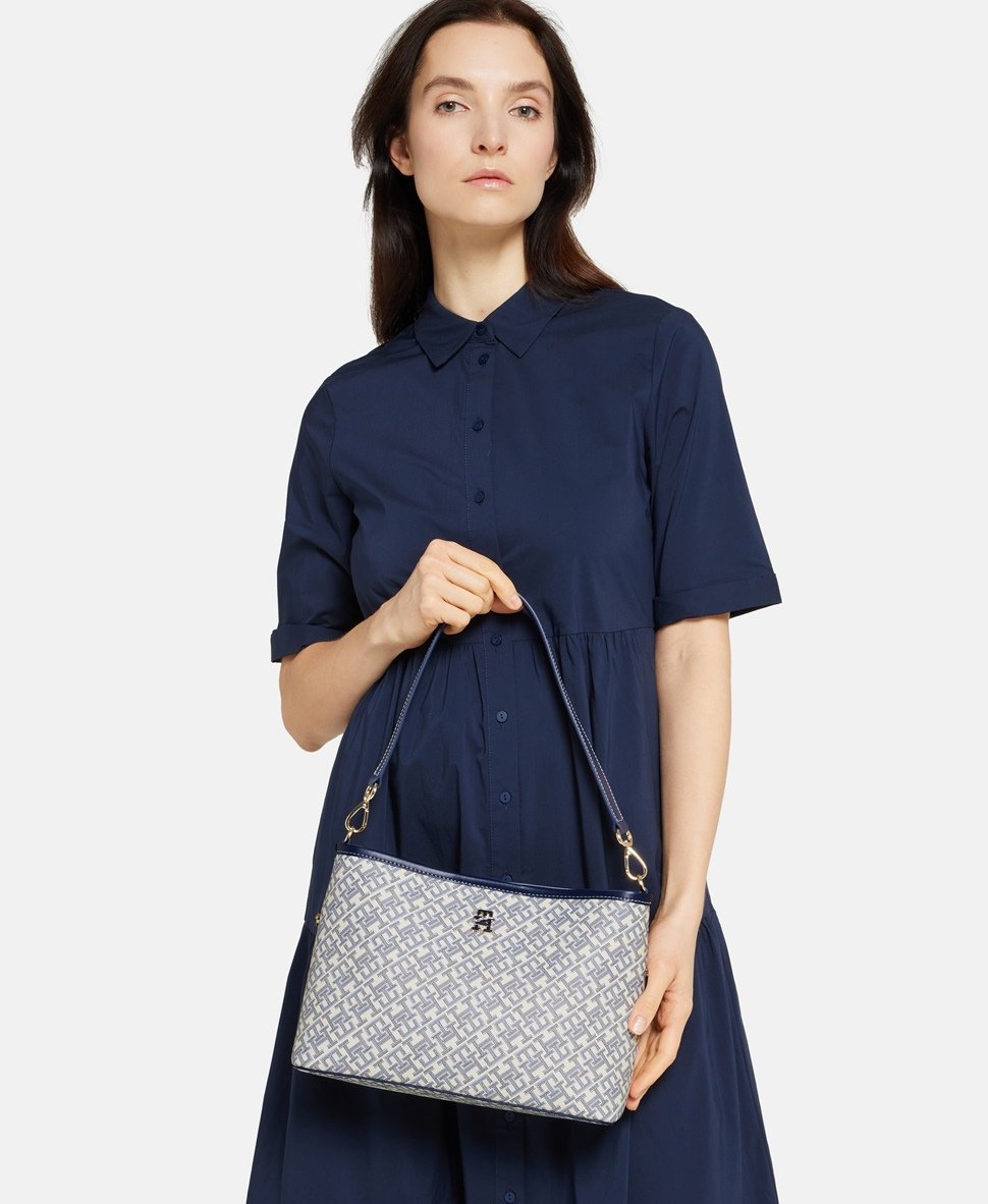Tommy Hilfiger kabelka přes rameno Tmavě modrá 5