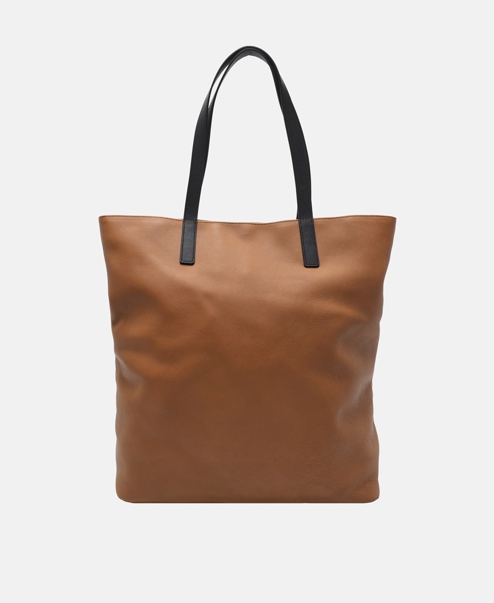 Timberland kožená kabelka shopper Koňaková 4